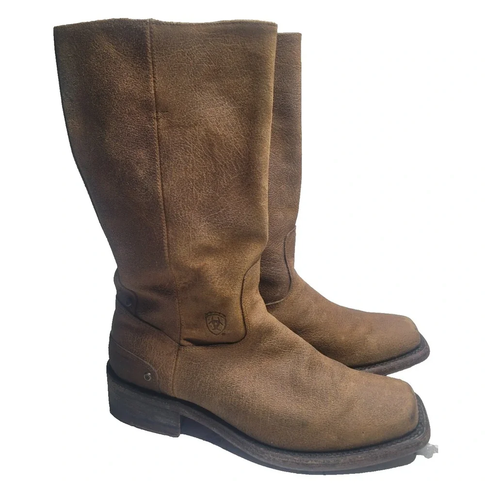Ariat Coronado Brown Suede Boots Women's 10B‎